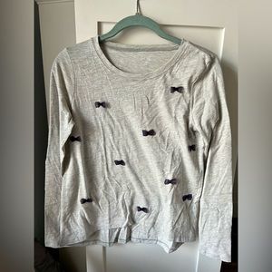 Gap kids Bow long sleeve tee - XXL